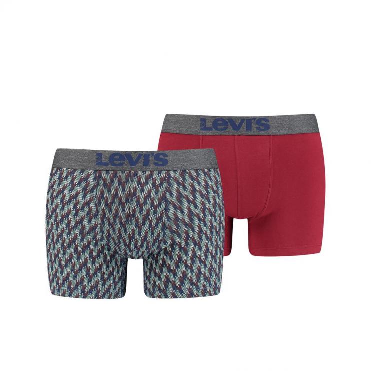 Pánské boxerky LEVIS® 2 pack BORDEAUX 100000514