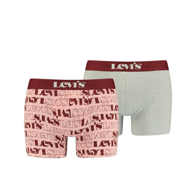 Pánské boxerky LEVIS® 2 pack Red 37149-0517