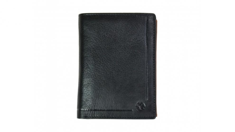 Pánská kožená peněženka SEGALI 101A černá/tan