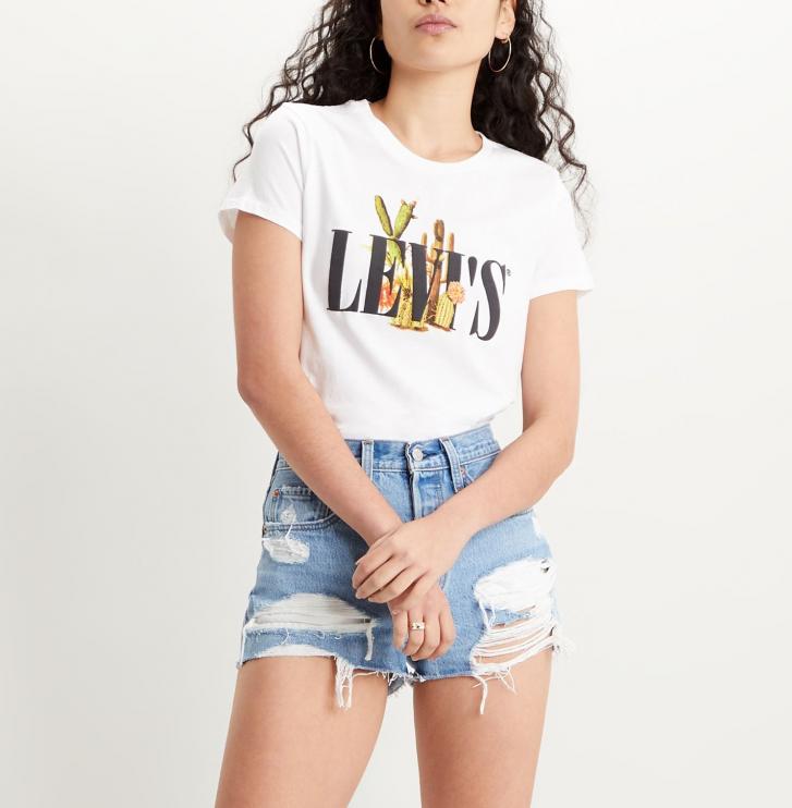 Dámské tričko LEVIS® White 17369-1090