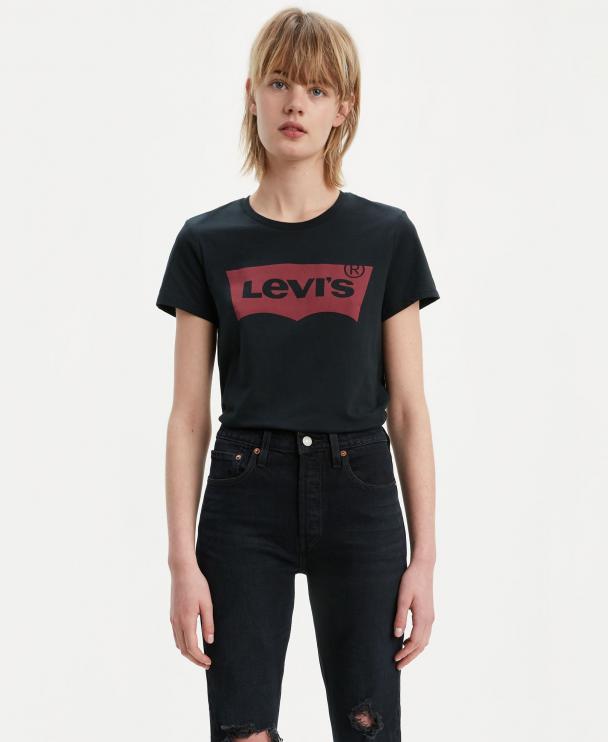 Dámské tričko LEVIS® Batwing Black 17369-0201
