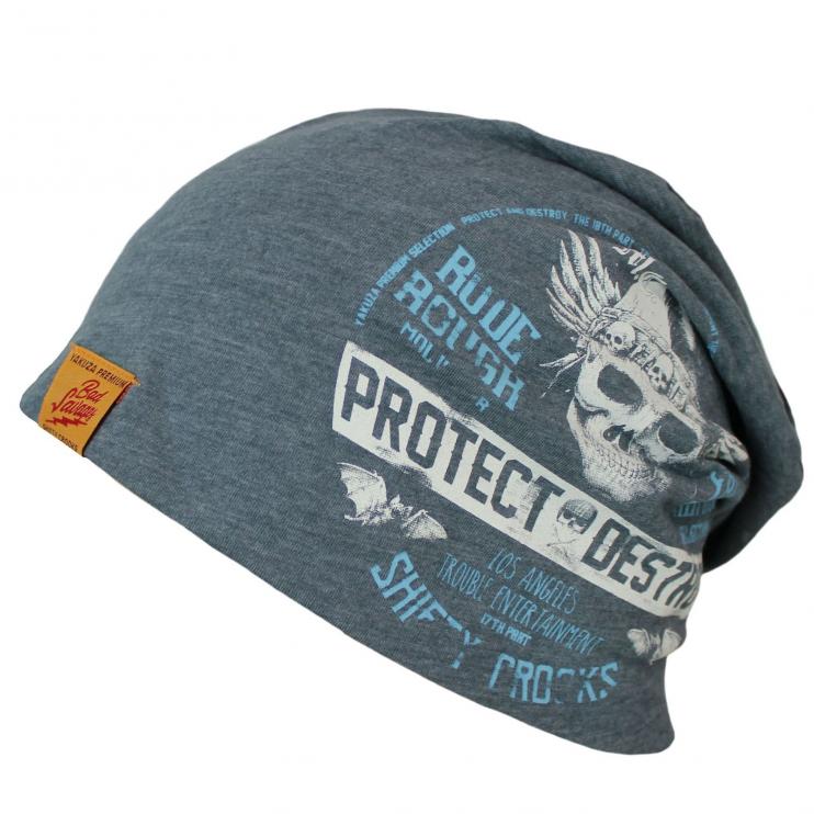 Čepice YAKUZA PREMIUM 3073 šedomodrá