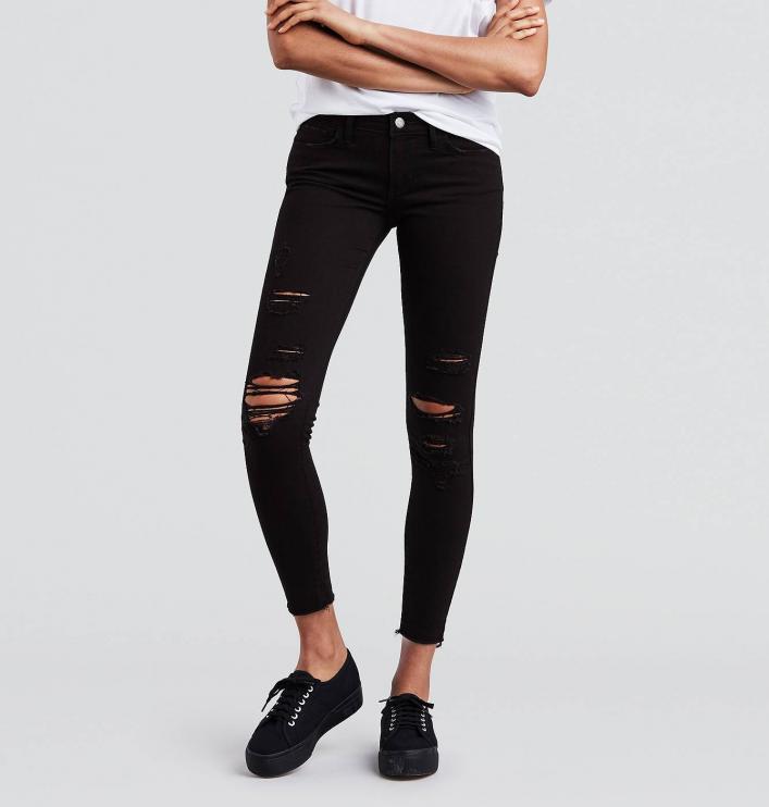 Dámské jeans LEVIS® 710 Atomic Black 17778-0223
