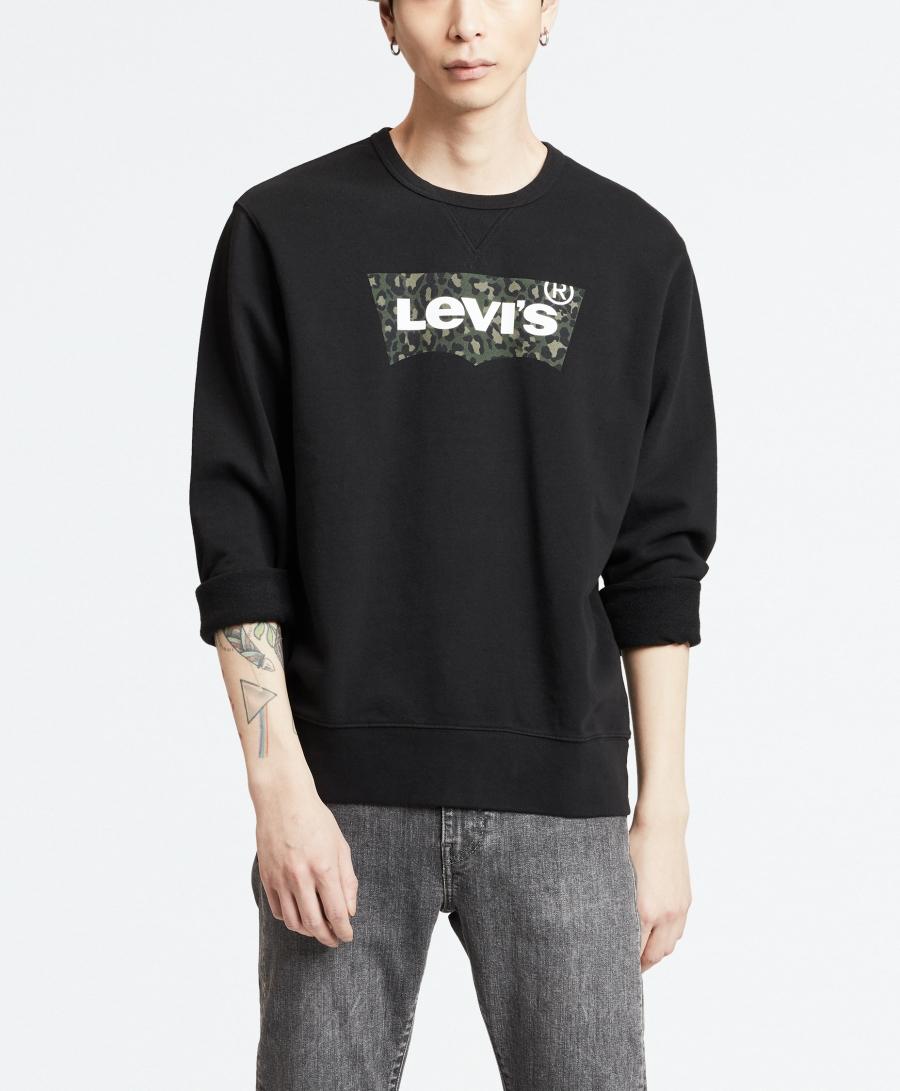 Pánská mikina LEVIS® Black 17895-0090