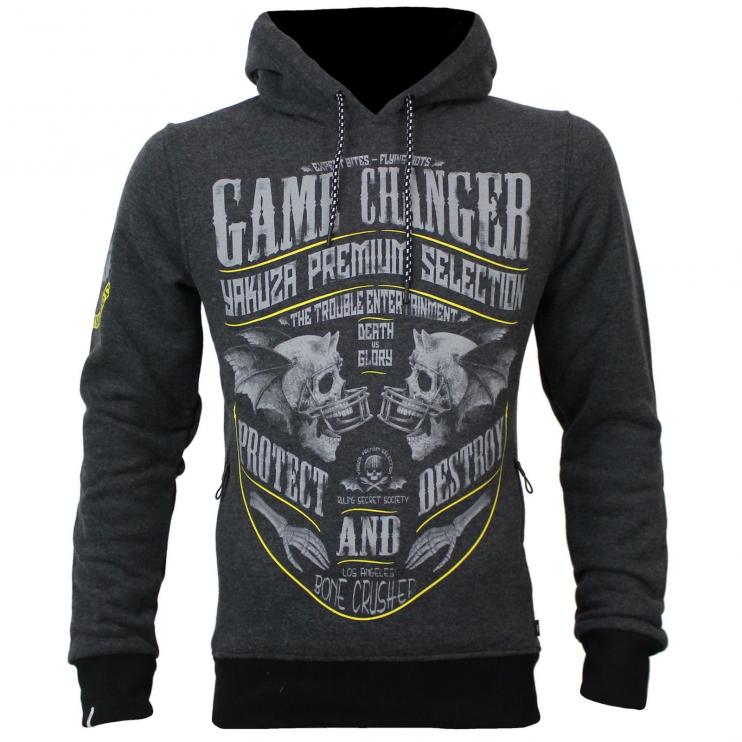 Pánská mikina YAKUZA PREMIUM 3077 šedá