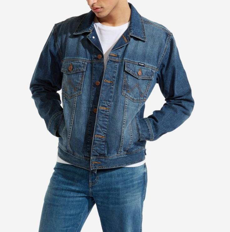 Pánská riflová bunda WRANGLER Mid Stone W4481514V