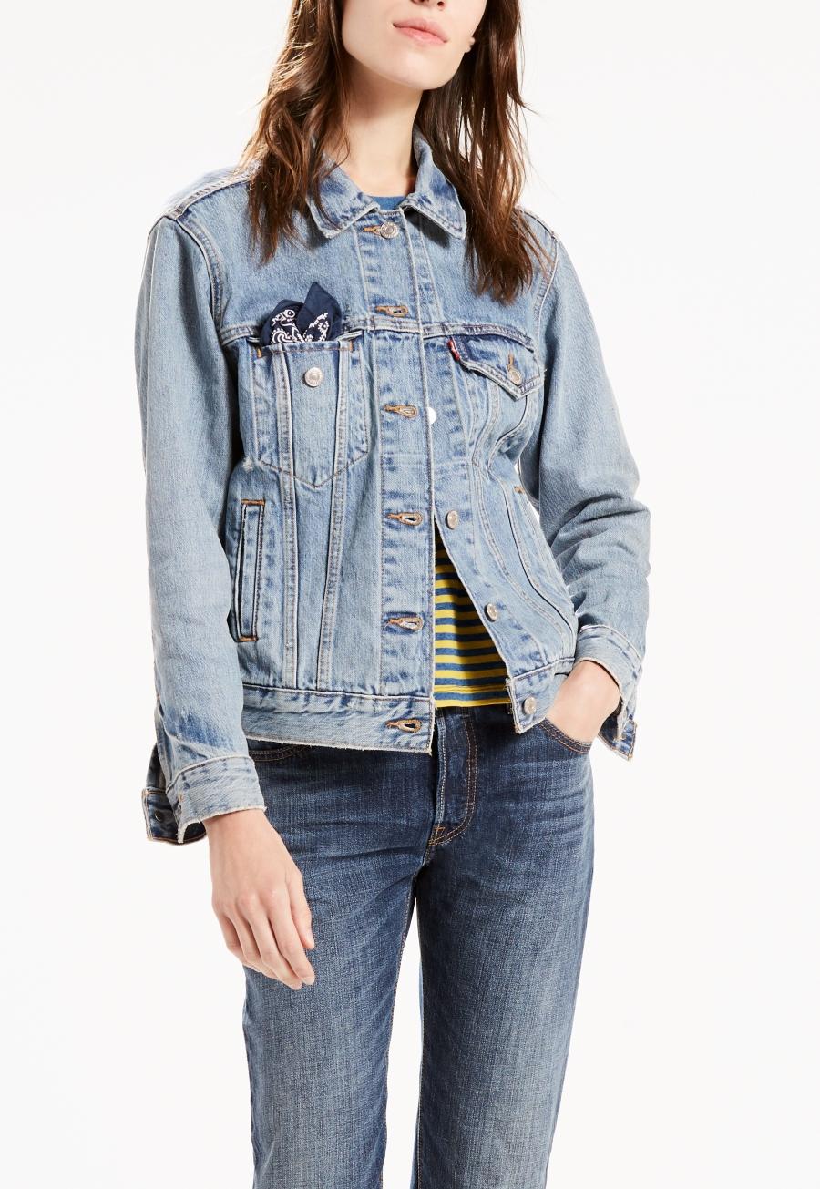 Dámská jeans bunda LEVIS® Trucker Dream Of Life 29944-0000