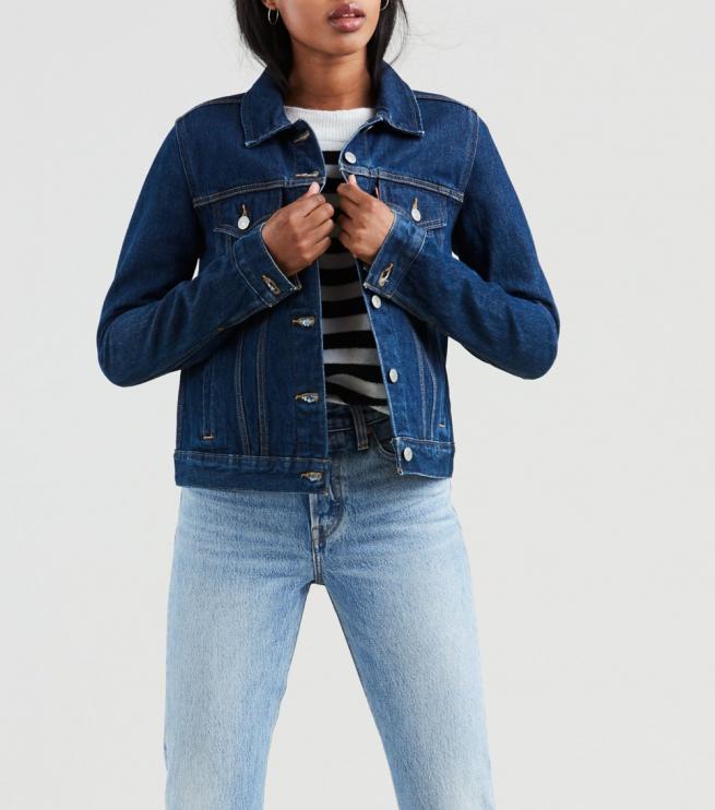 Dámská jeans bunda LEVIS® Dark Authentic 29945-0036