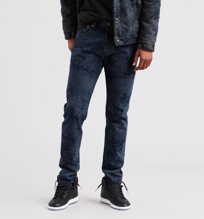 Pánské jeans LEVIS® 501 Black Camo JT 72774-0002