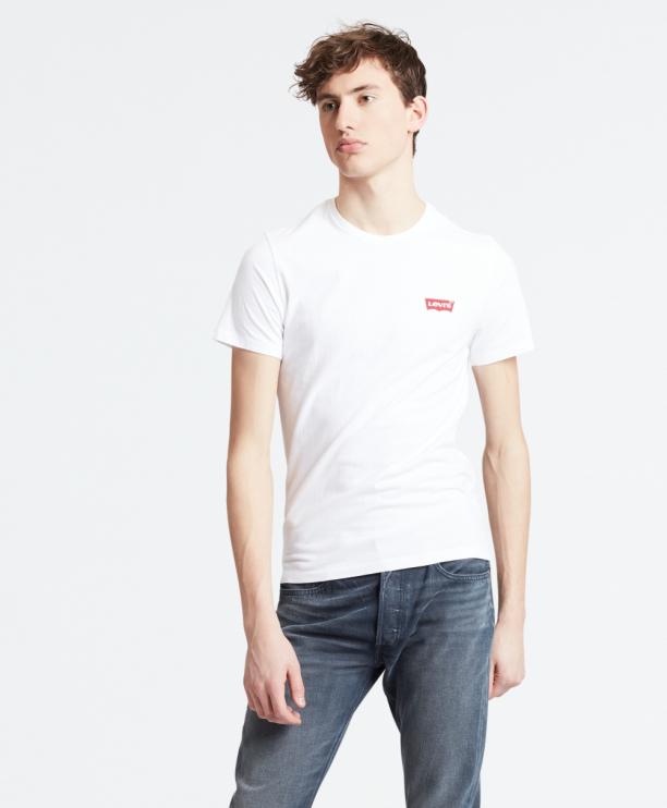 Pánská trička LEVIS® 2ks WHITE / GREY 79681-0001