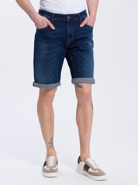 Pánské riflové kraťasy CROSS JEANS LEOM A565-111