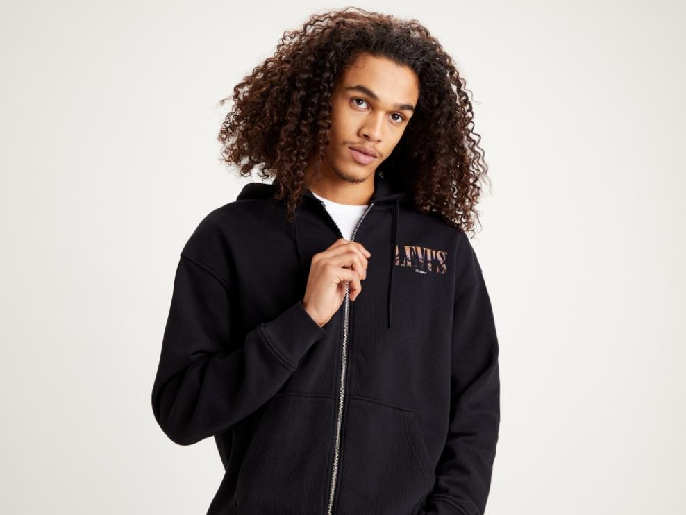 Pánská mikina LEVIS® Jet Black 38717-0000