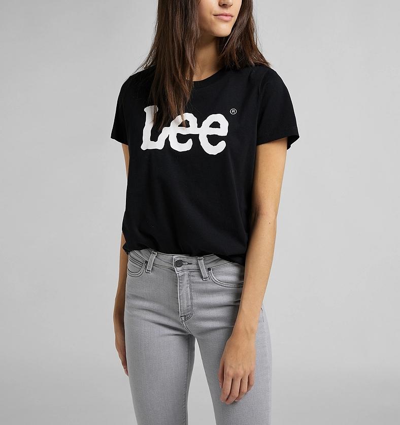 Dámské tričko LEE Black L42UER01