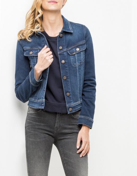 Dámská riflová bunda LEE Rider Mean Streaks L541KIMS