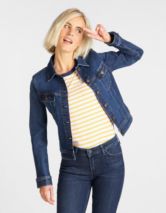 Dámská riflová bunda LEE Rider Dark Hunt L541MOHW