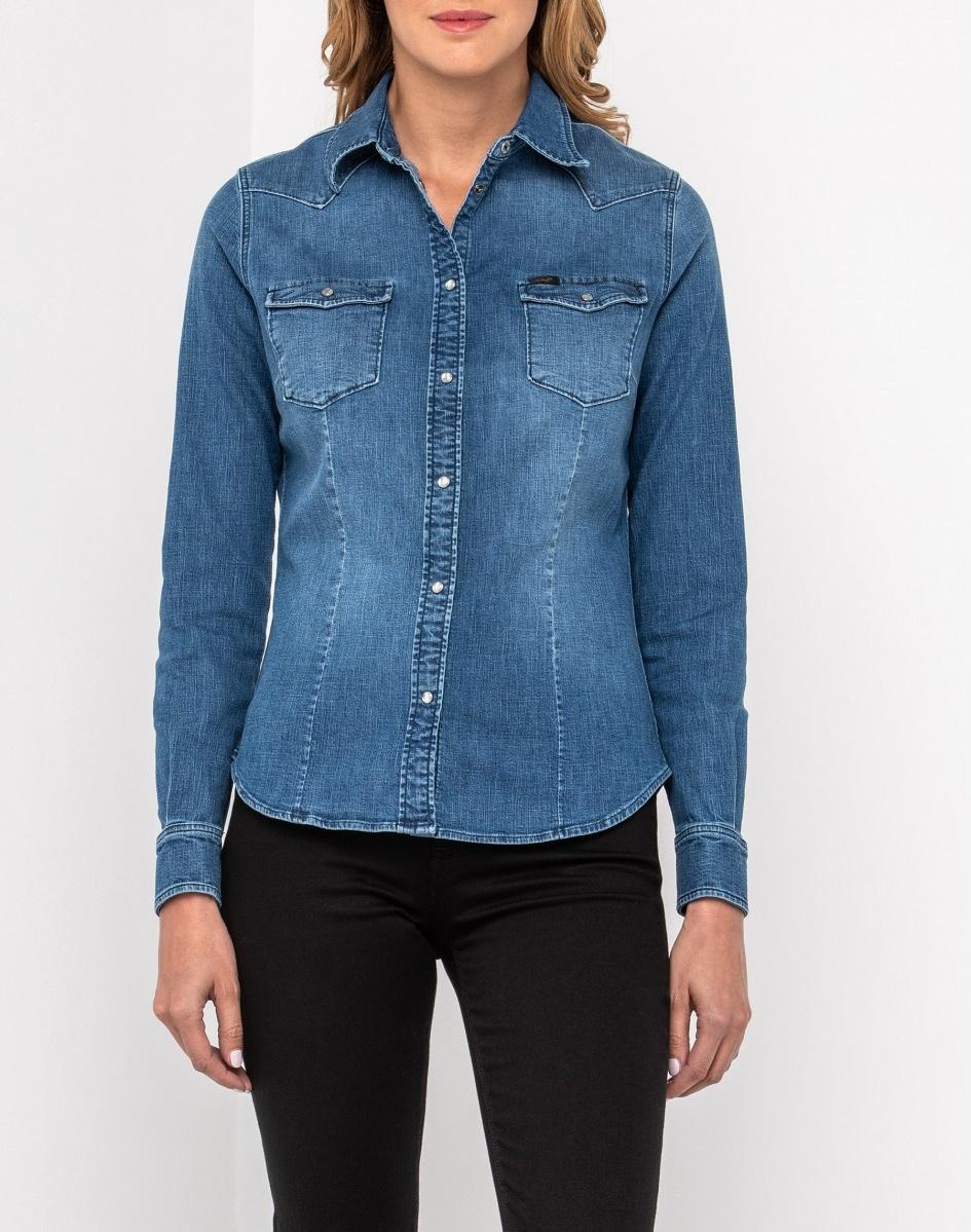 Dámská jeansová košile LEE Bright Mid L59BKYTT
