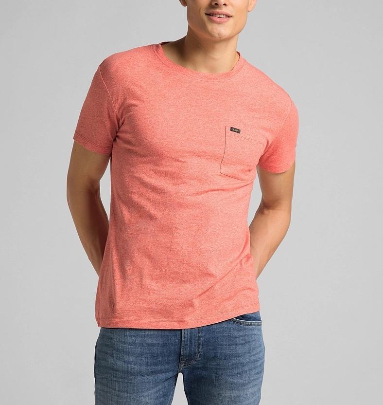 Pánské tričko LEE Aurora Red L66JWTNV