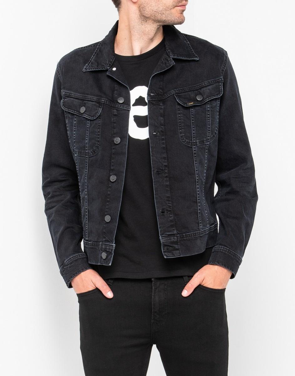 Pánská riflová bunda LEE Rider Dark Raven L89RJBLV