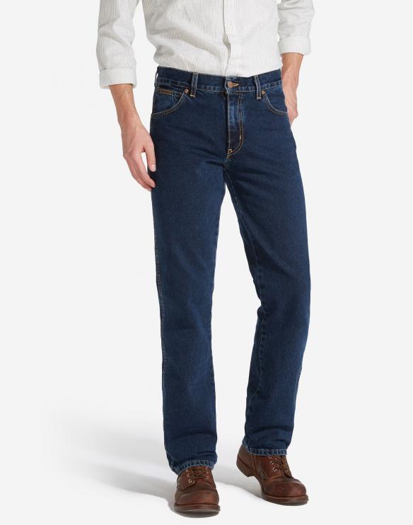 Pánské rifle WRANGLER Texas Blue Black W12104001