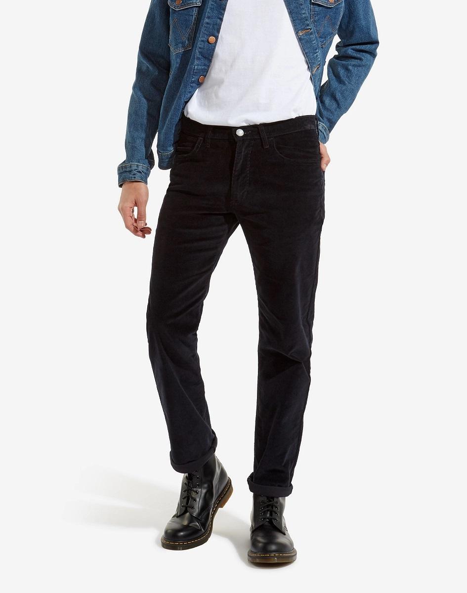 Pánské manšestráky WRANGLER Arizona Navy W12OEC114