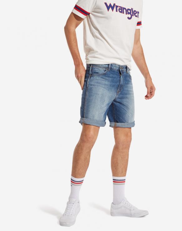 Pánské riflové kraťasy WRANGLER Sledgehammer W14CGW15X