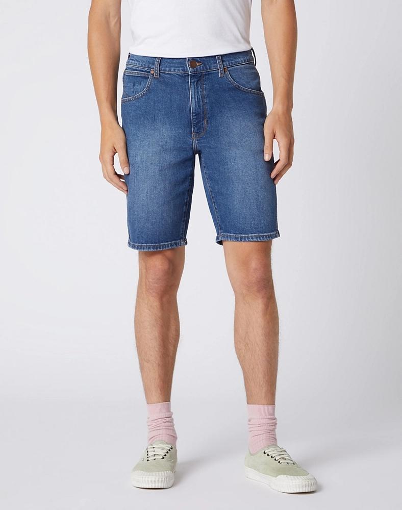 Pánské riflové kraťasy WRANGLER Cleaned Up W14CM493M