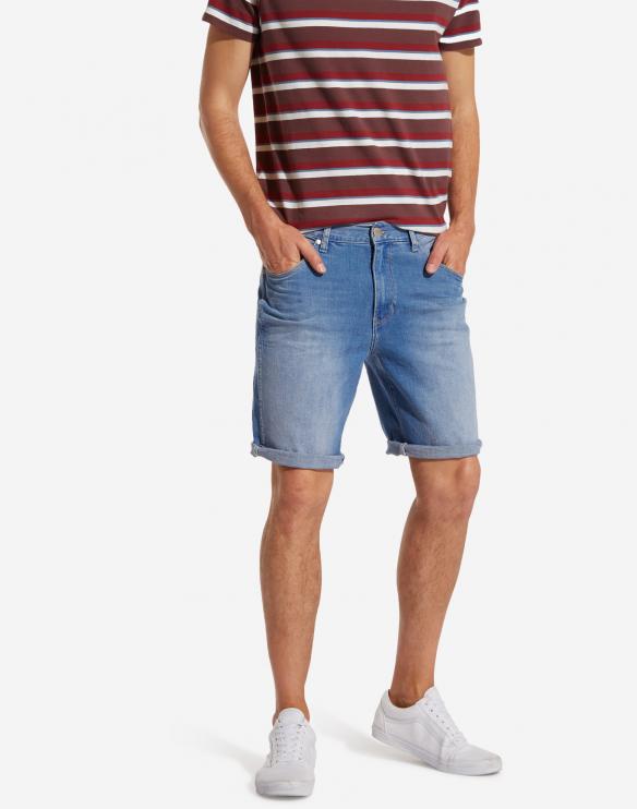 Pánské riflové kraťasy WRANGLER Charged Blue W14CNW18W