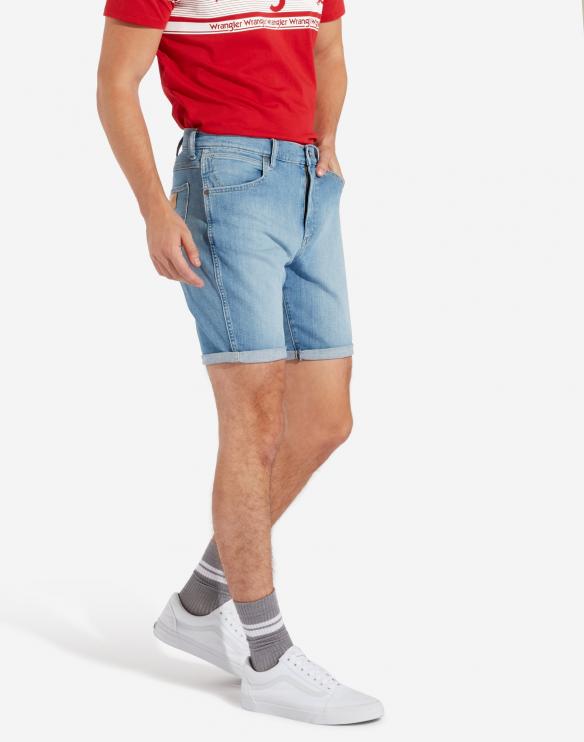 Pánské riflové kraťasy WRANGLER Sky Hi W14CQA20L