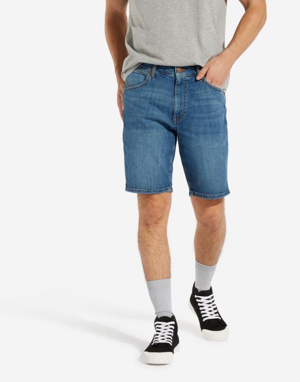 Pánské riflové kraťasy WRANGLER Green Vent W14CQA27M