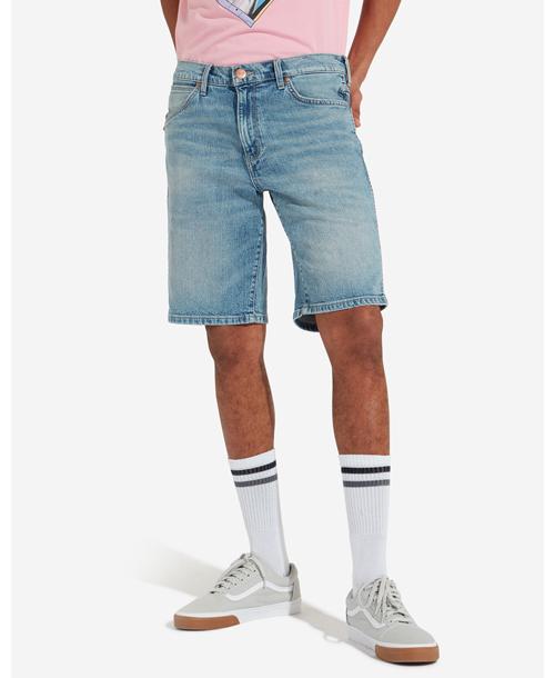 Pánské riflové kraťasy WRANGLER Light Marble W14CRE19J