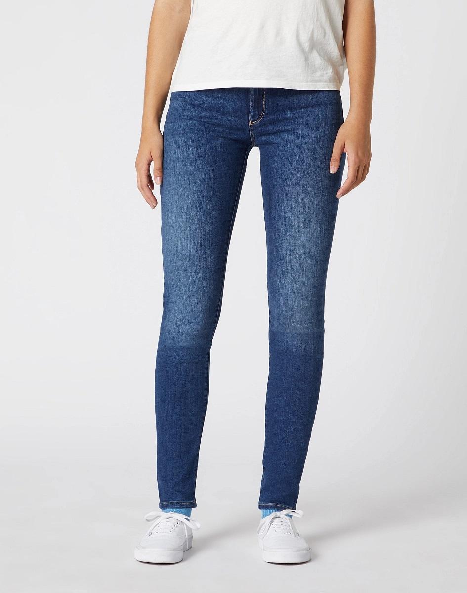 Dámské rifle WRANGLER Skinny Authentic Blue W28KX785U