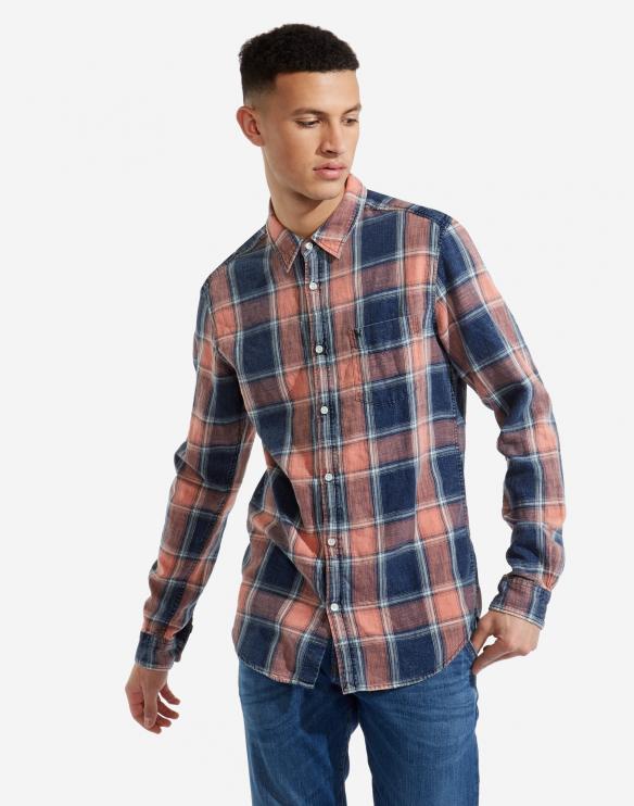 Pánská košile WRANGLER Glow Orange W5953ST48
