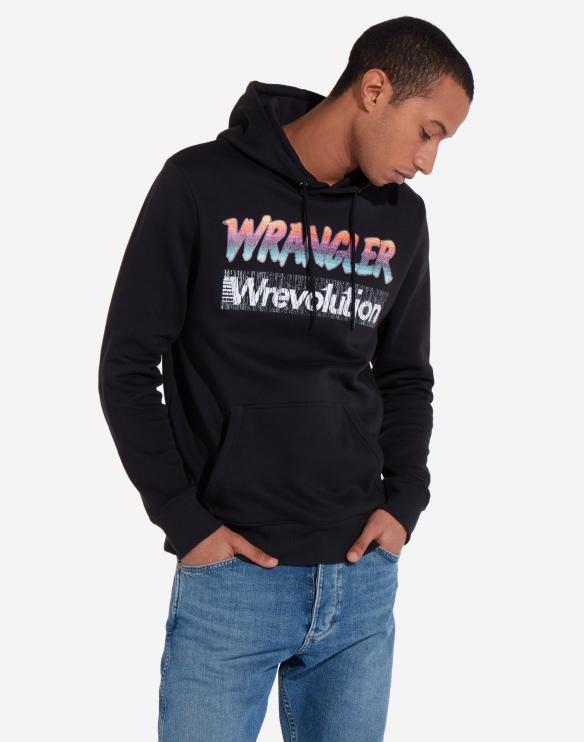 Pánská mikina WRANGLER Black W6560IH01