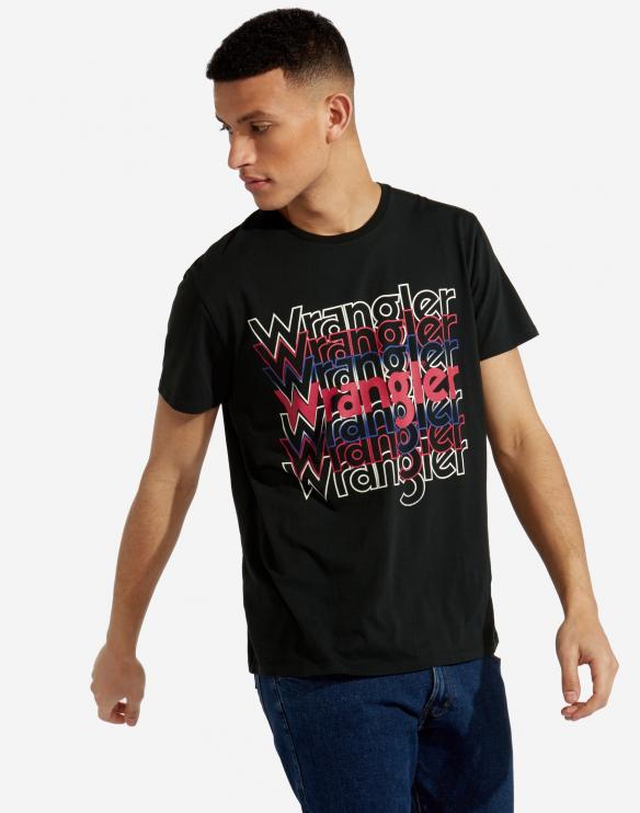 Pánské tričko WRANGLER Jet Set W7B69FKOJ